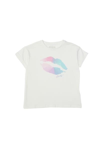 Guess Kız Çocuk Beyaz T-Shirt