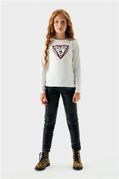 Guess Kız Çocuk Beyaz T-Shirt