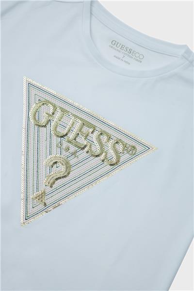 Guess Kız Çocuk Beyaz T-Shirt