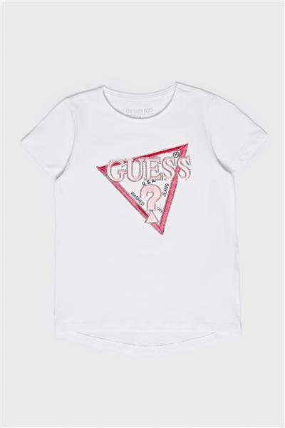 Guess Kız Çocuk Beyaz T-Shirt