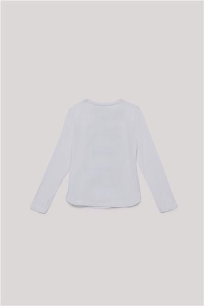 Guess Kız Çocuk Beyaz T-Shirt