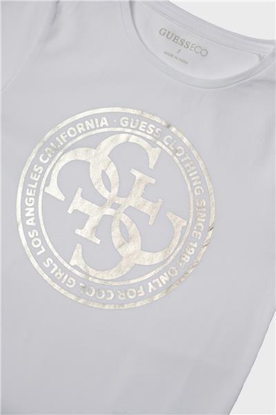 Guess Kız Çocuk Beyaz T-Shirt