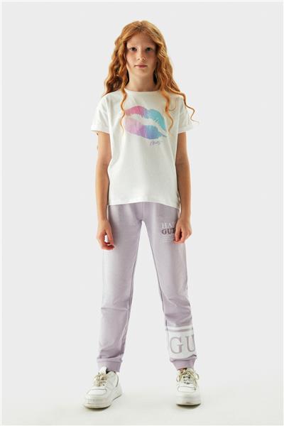 Guess Kız Çocuk Beyaz T-Shirt