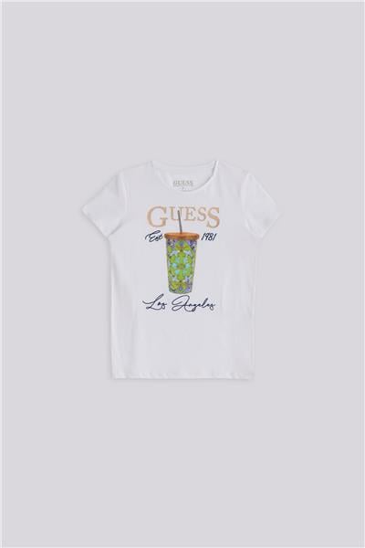 Guess Kız Çocuk Beyaz TshirtGuess Kız Çocuk Beyaz Tshirt