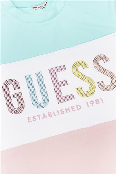 Guess Kız Çocuk Desenli Elbise