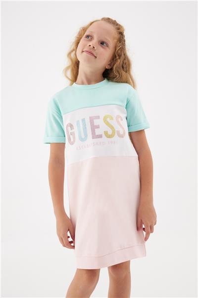 Guess Kız Çocuk Desenli Elbise