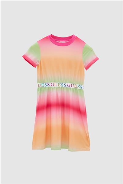 Guess Kız Çocuk Desenli Elbise