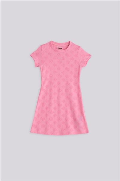 Guess Kız Çocuk Desenli ElbiseGuess Kız Çocuk Desenli Elbise