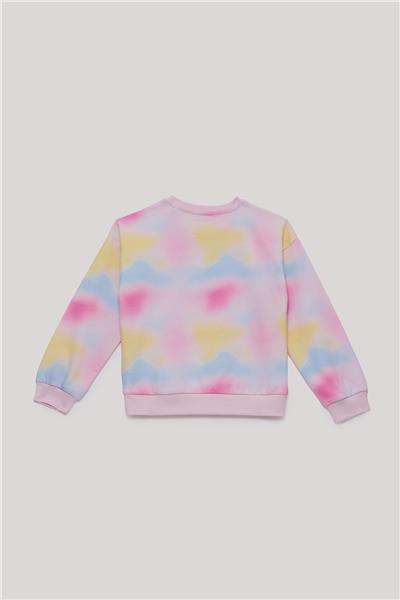 Guess Kız Çocuk Desenli Sweatshirt