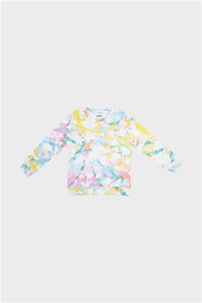 Guess Kız Çocuk Desenli Sweatshirt