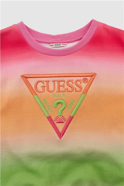 Guess Kız Çocuk Desenli Sweatshirt