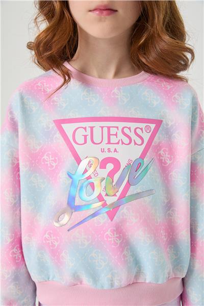 Guess Kız Çocuk Desenli SweatshirtGuess Kız Çocuk Desenli Sweatshirt