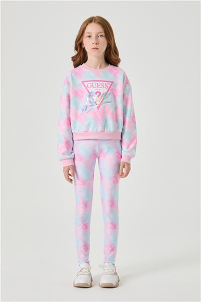 Guess Kız Çocuk Desenli SweatshirtGuess Kız Çocuk Desenli Sweatshirt