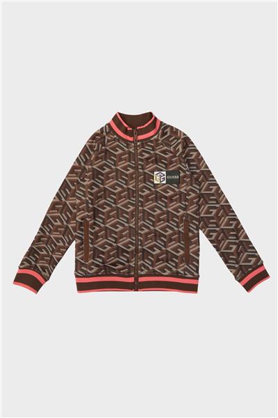 Guess Kız Çocuk Kahverengi Eşofman Üstü