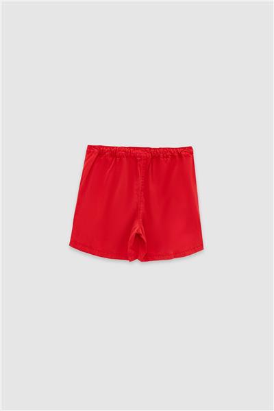 Guess Kız Çocuk Kırmızı Şort