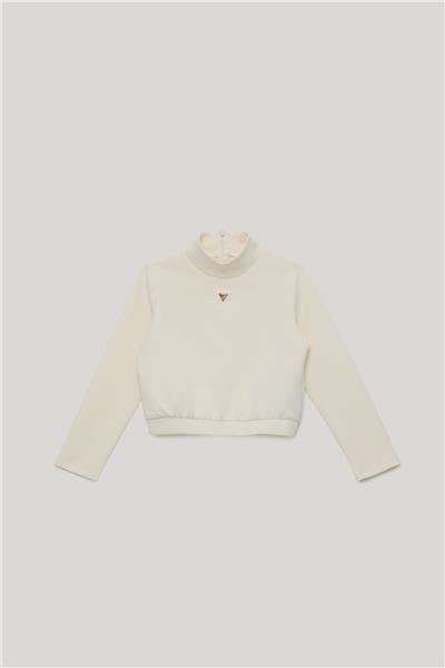 Guess Kız Çocuk Krem Sweatshirt