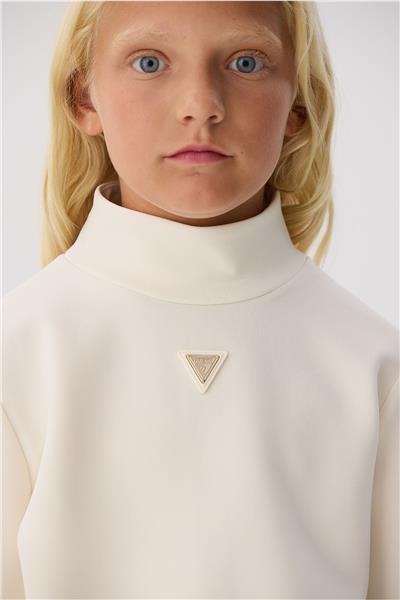 Guess Kız Çocuk Krem Sweatshirt
