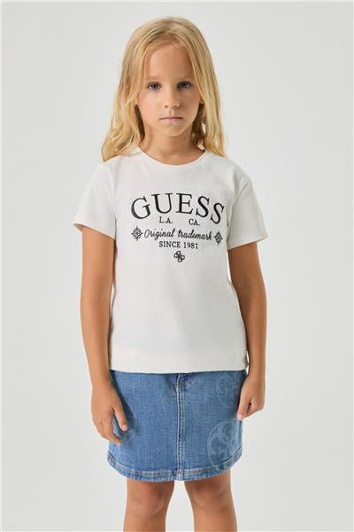 Guess Kız Çocuk Krem TshirtGuess Kız Çocuk Krem Tshirt