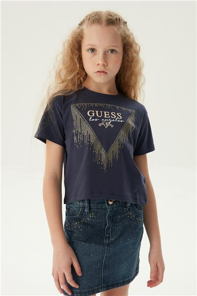 Guess Kız Çocuk Lacivert T-Shirt