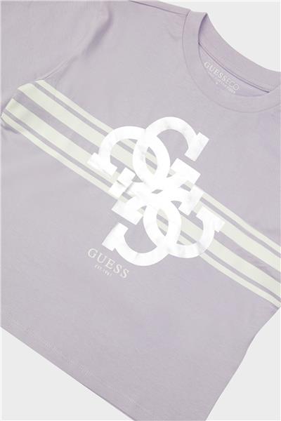 Guess Kız Çocuk Lila T-Shirt
