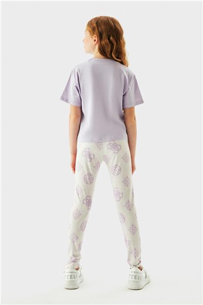 Guess Kız Çocuk Lila T-Shirt