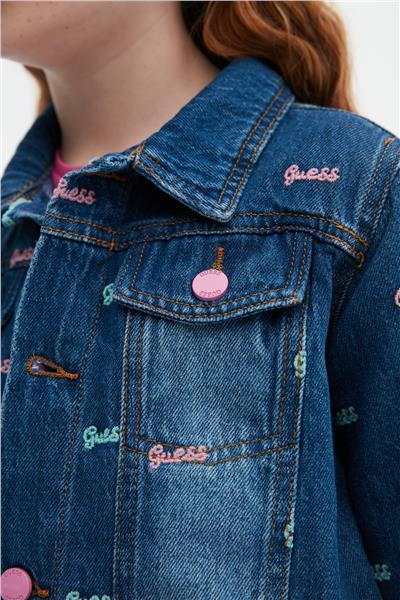Guess Kız Çocuk Mavi Ceket