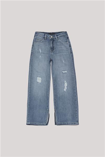 Guess Kız Çocuk Mavi Pantolon