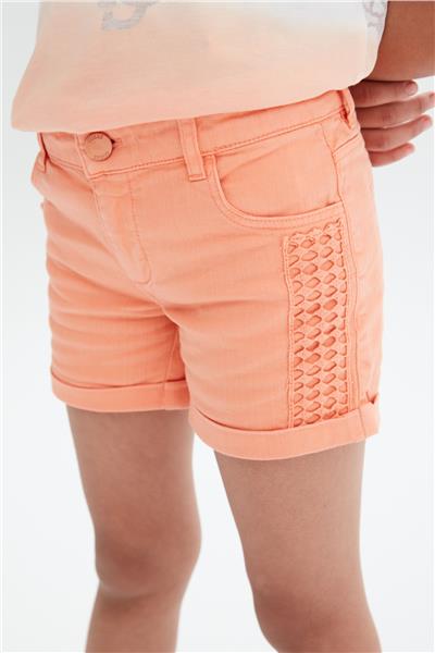 Guess Kız Çocuk Oranj Şort