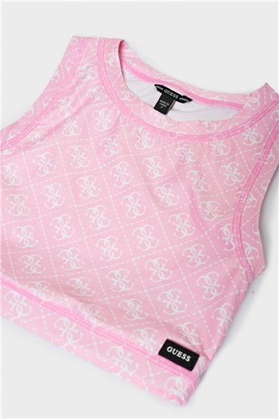 Guess Kız Çocuk Pembe Atlet