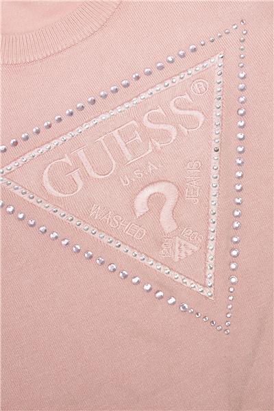 Guess Kız Çocuk Pembe Kazak