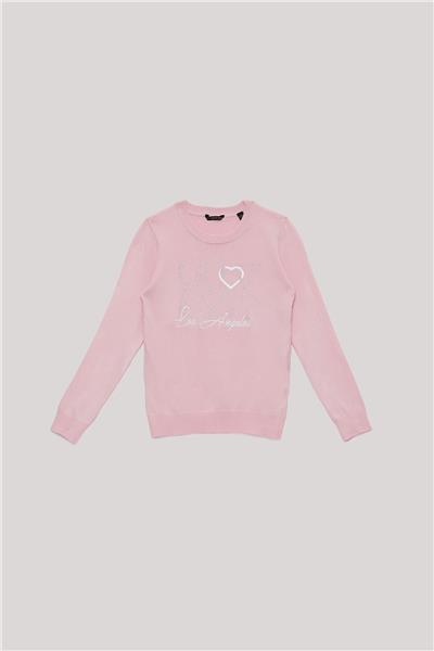 Guess Kız Çocuk Pembe Sweatshirt