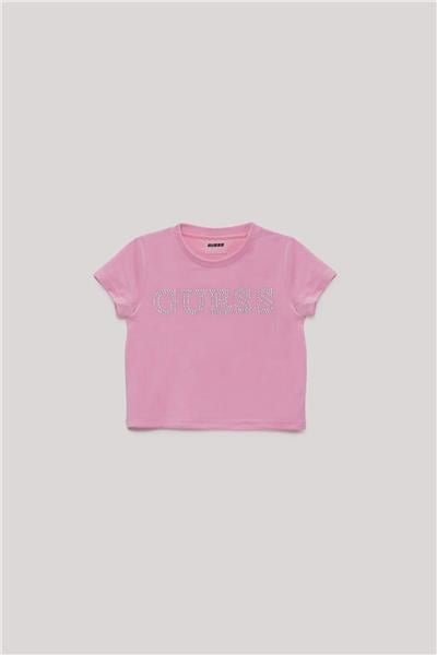 Guess Kız Çocuk Pembe T-Shirt