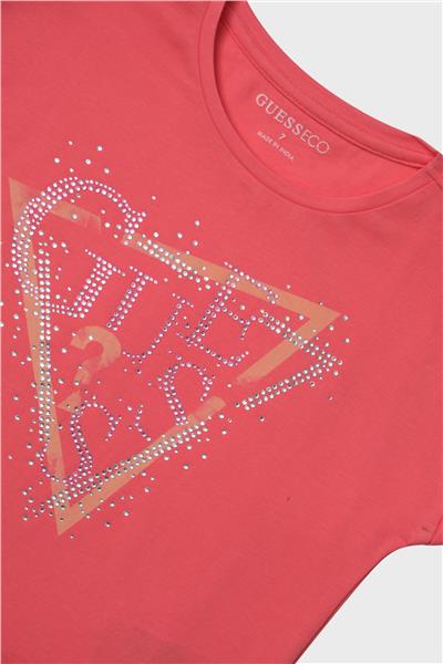 Guess Kız Çocuk Pembe T-Shirt
