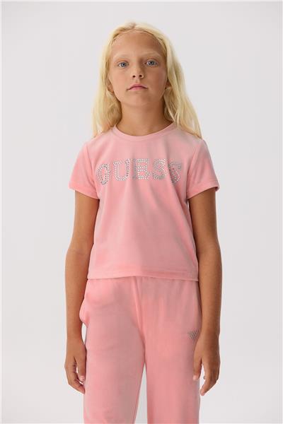 Guess Kız Çocuk Pembe T-Shirt