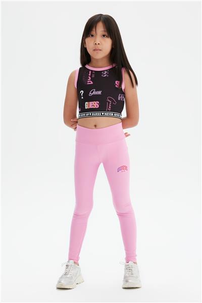 Guess Kız Çocuk Pembe Tayt