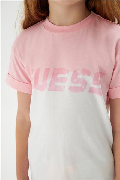 Guess Kız Çocuk Pembe Tshirt