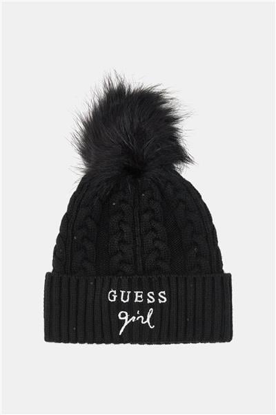 Guess Kız Çocuk Siyah Bere