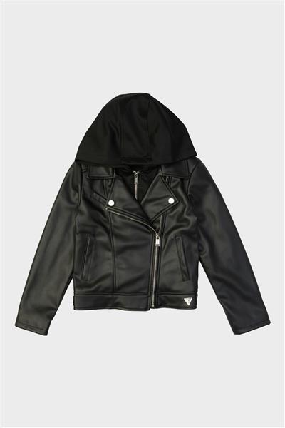 Guess Kız Çocuk Siyah Ceket