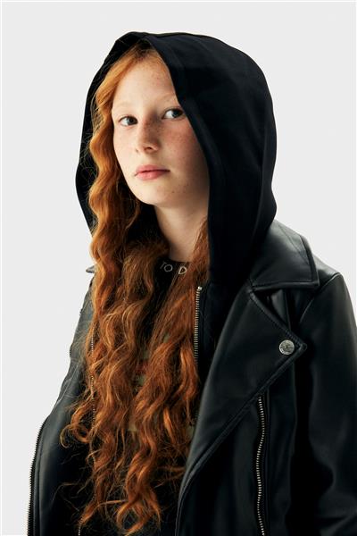 Guess Kız Çocuk Siyah Ceket