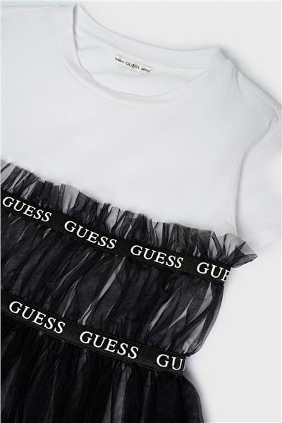 Guess Kız Çocuk Siyah Elbise