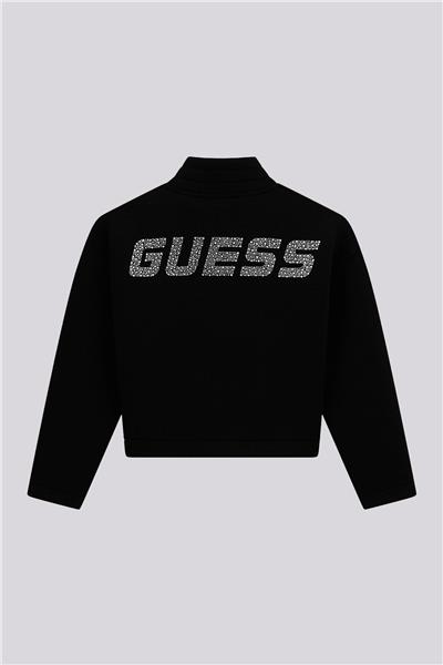 Guess Kız Çocuk Siyah Eşofman ÜstüGuess Kız Çocuk Siyah Eşofman Üstü