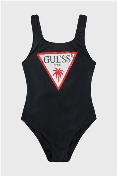 Guess Kız Çocuk Siyah Mayo