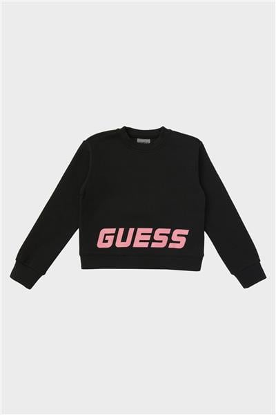 Guess Kız Çocuk Siyah Sweatshirt