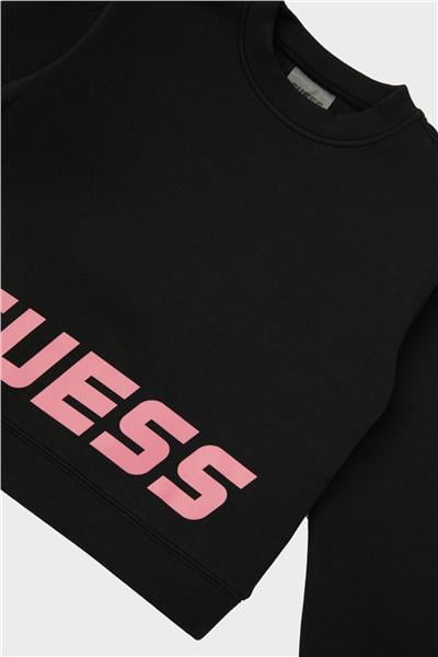 Guess Kız Çocuk Siyah Sweatshirt