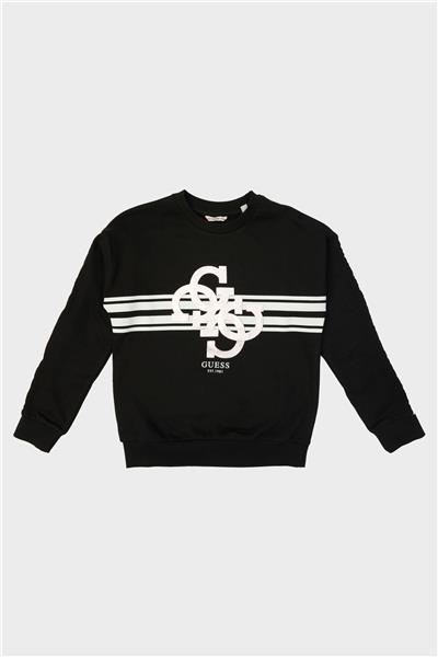 Guess Kız Çocuk Siyah Sweatshirt