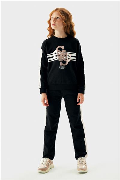 Guess Kız Çocuk Siyah Sweatshirt