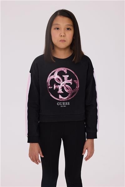 Guess Kız Çocuk Siyah SweatshirtGuess Kız Çocuk Siyah Sweatshirt