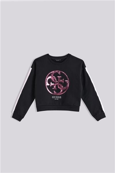 Guess Kız Çocuk Siyah SweatshirtGuess Kız Çocuk Siyah Sweatshirt