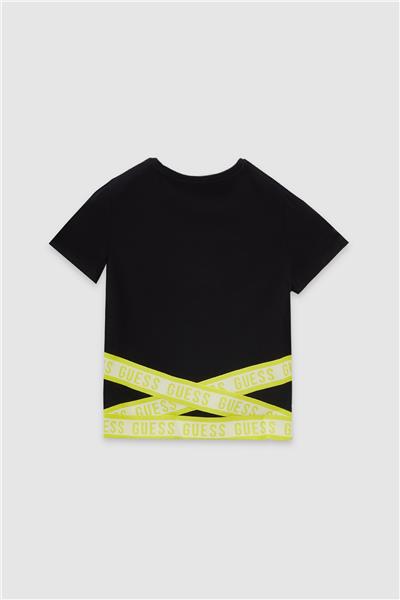 Guess Kız Çocuk Siyah T-Shirt