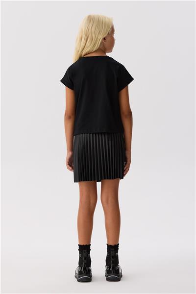 Guess Kız Çocuk Siyah T-Shirt